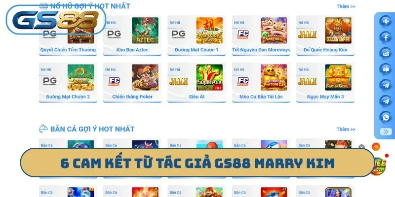 6 cam kết từ tác giả GS88 Marry Kim