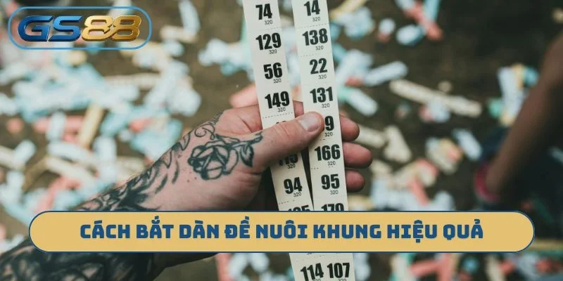 Cách bắt dàn đề nuôi khung