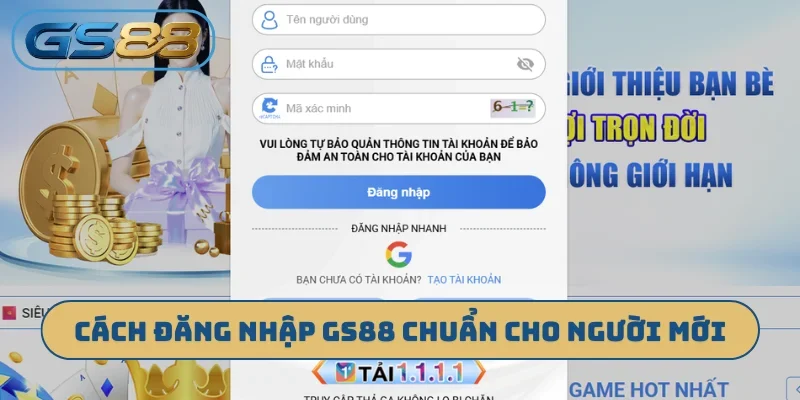 Cách đăng nhập GS88 chuẩn cho người mới