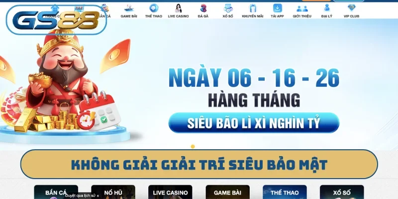 Không giải giải trí siêu bảo mật