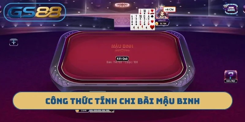 Công thức tính chi bài mậu binh