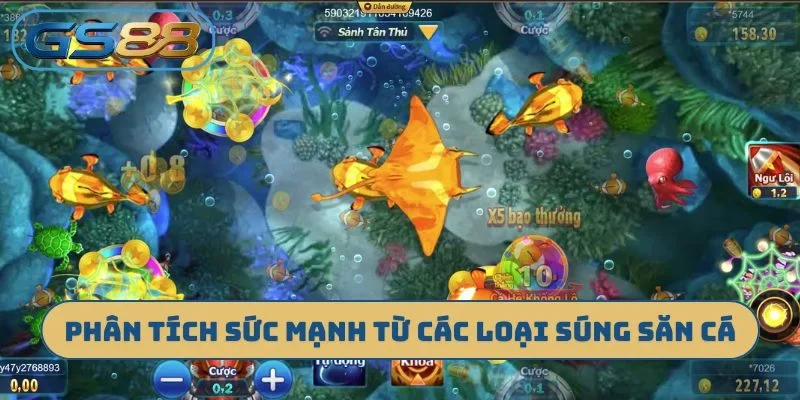 Phân tích sức mạnh từ các loại súng săn cá