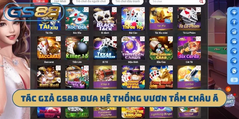 Tác giả GS88 đưa hệ thống vươn tầm châu Á